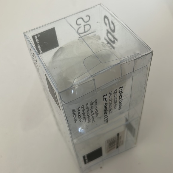 Design Ideas sphere candles white 2.25”x2.375” - Picture 7 of 7